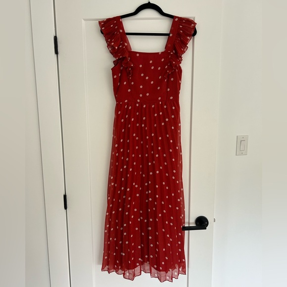 ASOS Red Polka Dot Dress 💃🏻 in UK 6/US 2 - Picture 1 of 6